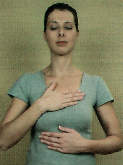 autoreiki sur le coeur et le plexus
